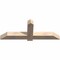Ekena Millwork Eugene Smooth Timber Gable Bracket, Douglas Fir, 60"W x 22"H x 5 1/2"D x 5 1/2"F, 9/12 Pitch GBW060X22X0606EUG00SDF - alternate 3